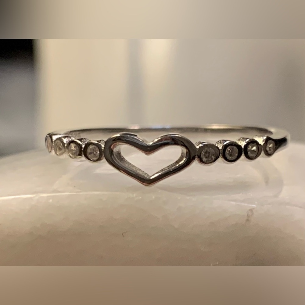 Sterling Silver .925  Heart Ring